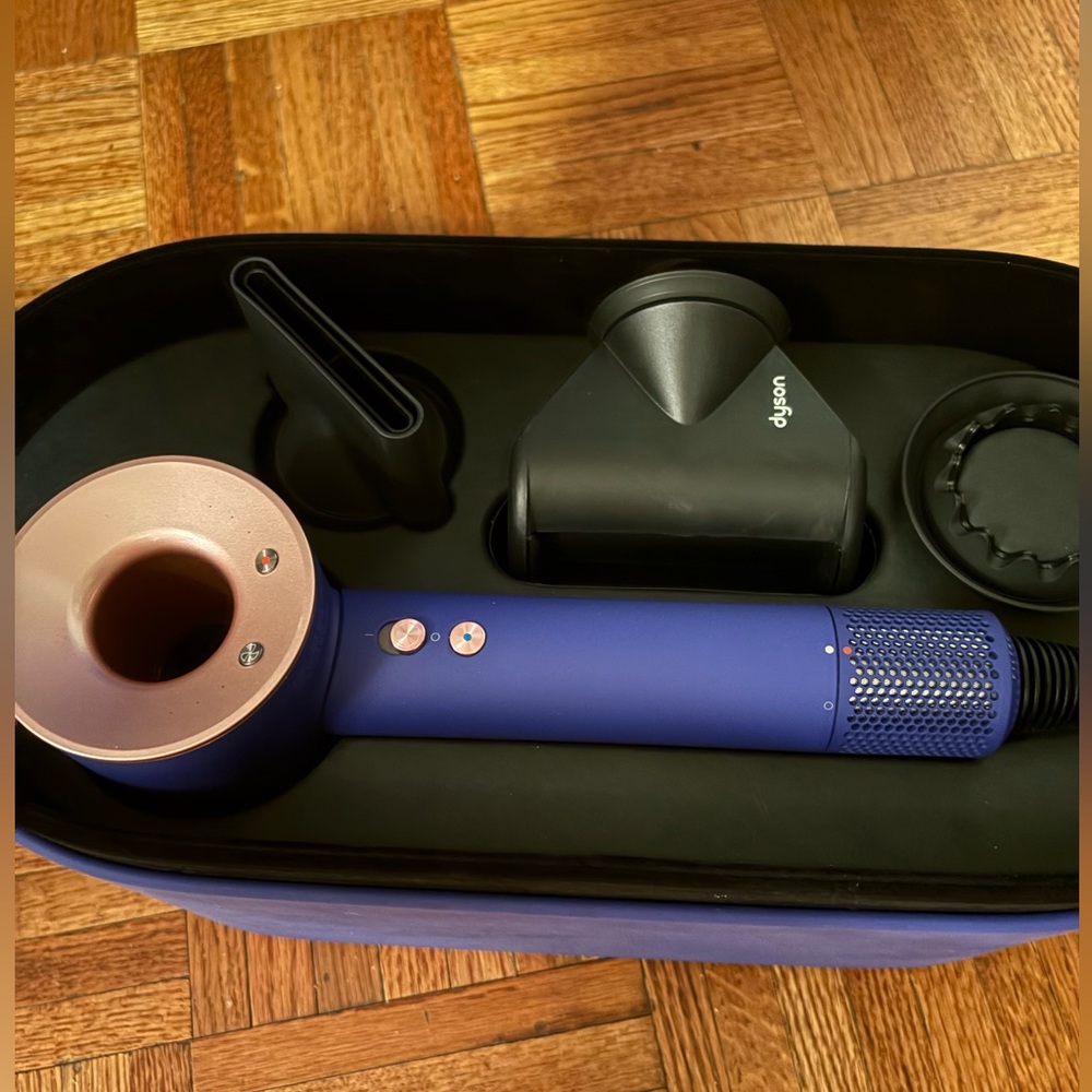 Dyson Supersonic Hair Dryer special in vinca blue and rose new with box - Picture 12 of 16